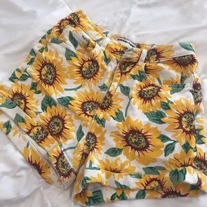 American Apparel Sunflower Shorts